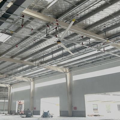 अच्छी कीमत 380/220V मोटर प्रकार पीएमएसएम डीसी ब्रशलेस बाहरी रोटर 7.3m 24FT 6 पत्ती ब्लेड के साथ वायु-कूल्ड औद्योगिक छत प्रशंसक ऑनलाइन
