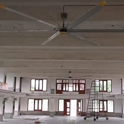 अच्छी कीमत 6.1m 20FT CONTROLLER PMSM ब्रशलेस मोटर बड़ी औद्योगिक छत HVLS शीतलन के लिए प्रशंसक ऑनलाइन