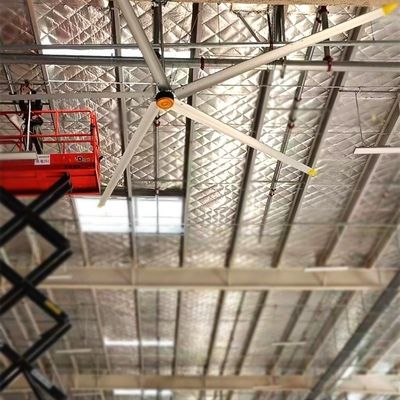 अच्छी कीमत 7रखरखाव मुक्त डिजाइन के साथ.3m 24FT औद्योगिक ऊर्जा बचत बड़ी छत HVLS पंखे ऑनलाइन