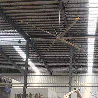 अच्छी कीमत वेयरहाउस शीतलन और वेंटिलेशन के लिए शक्तिशाली 5 पीसी अल-एमजी मिश्र धातु ब्लेड 7.3m 24FT औद्योगिक एचवीएलएस प्रशंसक ऑनलाइन