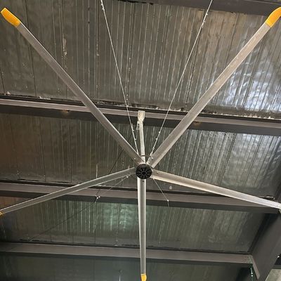 अच्छी कीमत 5.0m 16FT इंडस्ट्रियल इलेक्ट्रिक एचवीएलएस सीलिंग वेंटिलेटर शीतलन और निकास के लिए रखरखाव मुक्त ऑनलाइन