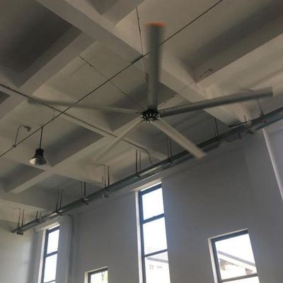 अच्छी कीमत डीएक्स/डीएस 7.3m 24FT सुपर एयरफ्लो पीएमएसएम मोटर चालित केबल उत्पादन कार्यशाला के लिए बड़े एचवीएल छत प्रशंसक हवा ठंडा ऑनलाइन