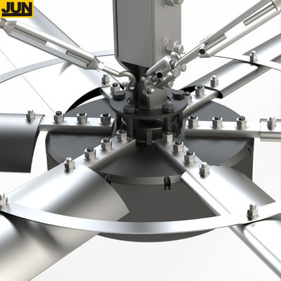 5.0m 16FT कम शोर बड़ी हवा हवा का प्रवाह गैरेज वेंट विशाल औद्योगिक एचवीएस बड़े छत प्रशंसक