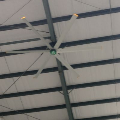 अच्छी कीमत 4s कार वर्कशॉप 6 ब्लेड बड़े औद्योगिक HVLS छत प्रशंसक ऑनलाइन