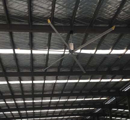 अच्छी कीमत पीएमएसएम उच्च मात्रा पोल घुड़सवार HVLS पंखे ऑनलाइन
