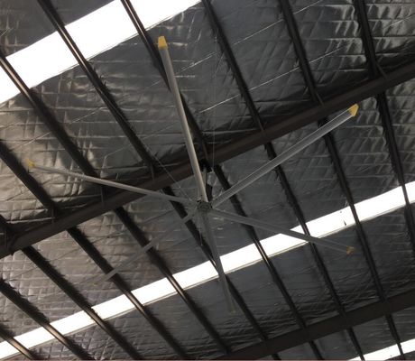 अच्छी कीमत ताजा हवा बड़ी 1.5kw गियरबॉक्स मोटर इलेक्ट्रिक HVLS प्रशंसक ऑनलाइन
