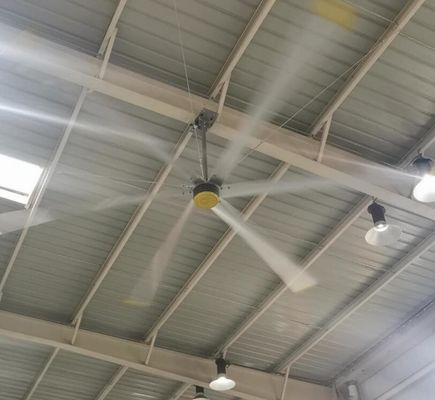 अच्छी कीमत एयर कूलर सिंक्रोनस मोटर 1.2KW 22FT एल्यूमीनियम छत प्रशंसक ऑनलाइन