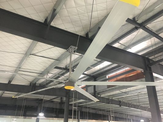 अच्छी कीमत गियरबॉक्स मोटर के साथ एल्यू ब्लेड कम गति वाला बड़ा पीएमएसएम प्रशंसक ऑनलाइन